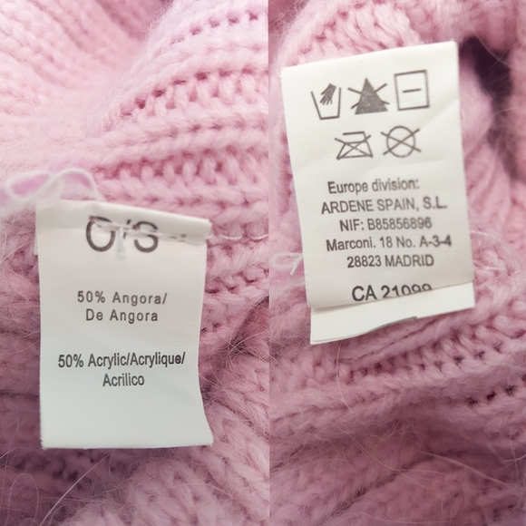 Angora Fur Knitted Beanie🌸Double Layer Winter Hat - Picture 8 of 8